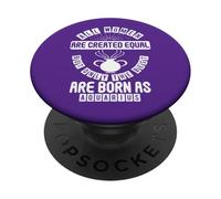 Zodiac Verseau Femmes Égalité Unique Astrologie Citation PopSockets PopGrip Adhésif