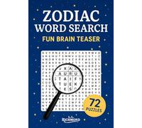 Zodiac Word Search: Fun Brain Teaser: 72 Puzzles Covering All Star Signs