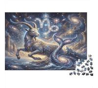 Zodiaque Capricorne Puzzle 1000 Pièces, Cadeau pour Fans du Zodiaque
