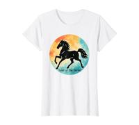 Zodiaque Chinois Année du Cheval 2026 T-Shirt Graphique avec Valeur