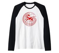Zodiaque Chinois Année du Cheval Feu Cheval Lunaire Nouvel an Manche Raglan