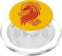 Zodiaque Chinois Année du Cheval Feu Cheval Lunaire Nouvel an PopSockets PopGrip pour MagSafe