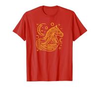 Zodiaque Chinois Année du Cheval Feu Cheval Lunaire Nouvel an T-Shirt