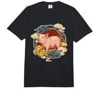Zodiaque Chinois Cochon Chanceux Comfort Colors Adult Heavyweight T-Shirt