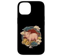 Zodiaque Chinois Cochon Chanceux Coque pour iPhone 14