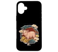Zodiaque Chinois Cochon Chanceux Coque pour iPhone 16 Plus