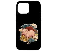Zodiaque Chinois Cochon Chanceux Coque pour iPhone 16 Pro Max