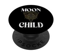 Zodiaque du cancer de l'enfant lunaire PopSockets PopGrip Adhésif