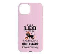 Zodiaque Lion Choisissez judicieusement Le Pire Humour Cauchemar Coque pour iPhone 15 Plus