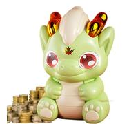 Zodiiac Dragon Money Bank, Distinctive Dragons Statue Money Saving Bank - 2024 Novelty Year of The Dragons Mascot Shatter-Proof Coin Jar Cartoon Dragon Banks For Kids