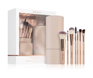 Zoë Ayla Makeup Brush Set 7 Piece kit de pinceaux avec étui
