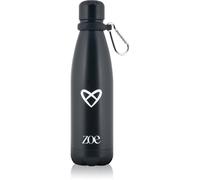ZOE Heart Logo Stainless Steel Bottle gourde en inox coloration Black 500 ml