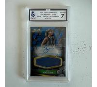 Zoe Kruger Graphite Tennis 2024 Chrome Auto /50 Carte à collectionner Autographe