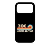 Zoe Retro 70s 80s Sunset Stripe Coque pour iPhone 17 Pro Max