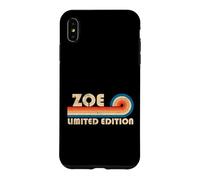 Zoe Retro 70s 80s Sunset Stripe Coque pour iPhone XS Max