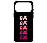 Zoe Retro Stack Design Coque pour iPhone 17 Pro Max