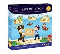 Zoe Yateka - Rêve de trésor - Jeu de Parcours et stratégie - Jeu Semi-coopératif - Enfant et Famille - A partir de 5 Ans, Blanc