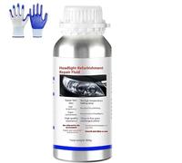 Zoefun Renovateur Phare Voiture,Liquide De Restauration De Phare,Nettoyant Phare Voiture Opaque,Liquide De Restauration De Phare Nettoyant Et Restauration De Phares Automatiques (800, Grammes)