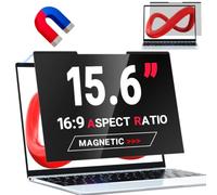 ZOEGAA Écran de confidentialité magnétique pour Ordinateur Portable 15,6 Pouces 16:9 pour Lenovo HP Dell Acer ASUS Thinkpad, écran de confidentialité Amovible Anti-lumière Bleue pour Ordinateur Porta