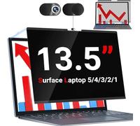 ZOEGAA Surface Laptop 13.5 Écran de confidentialité, Anti Blue Light Sliding Camera Cover Magnetic Privacy Screen Compatible avec Microsoft Surface Laptop 5/4/3/2/1 Protecteur d'écran de