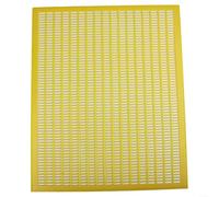 Zoegneer 1 filet rectangulaire en polypropylène pour le piégeage des apiculteurs, matériau robuste, taille optimale 50,9 x 41,9 cm, jaune, gestion efficace des colonies, facile I