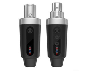 Zoegneer 1 jeu XLR sans fil pour configuration de microphone, émetteur et récepteur sans fil vers sans fil pour une meilleure liberté audio (1 en 1)