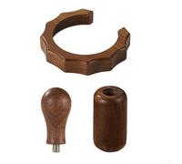 Zoegneer Accessoire de protection anti-brûlure pour machine à café GemiLai 3145 et bouton vapeur 3006, décoration en bois massif résistant à la chaleur pour la protection de la cafetière domestique et
