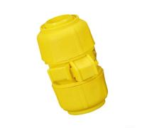 Zoegneer Adaptateur de tuyau de type griffe pour tubes de 3,5 cm, 10,2 cm, 10,2 cm, boucle rotative à connexion rapide, arrosage de jardin, raccord en plastique étanche (2,5 cm)