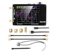 Zoegneer Analyseur d'antenne réseau vectoriel pour NanoVNA-PCB 50 kHz à 1,5 GHz avec écran tactile TFT 2,8" 1000 mAh Carte de batterie Support S11 S21 Mesure HF VHF UHF