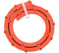 Zoegneer Barre de moulage flexible pour le travail du bois avec trous pré-percés pour des tâches de façonnage et de fraisage précises, disponible en longueurs de 0,5 m, 1,5 m ou 2 m (orange, 0,5 m)