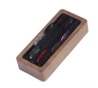 Zoegneer Boîte à médiators de guitare en bois pour organiser et exposer soigneusement les médiators Construction en bois 12,5 x 5,5 x 2,5 cm, Voir image