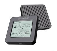 Zoegneer Boîtier SSD M.2 NVMe intelligent avec affichage numérique intelligent pour la surveillance de la santé en temps réel et les alertes de température 3.2 Gen 2 Boîtier entièrement en métal pour