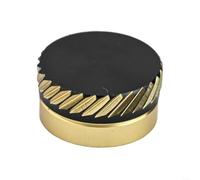 Zoegneer Bouton de réglage de frein mécanique en alliage d'aluminium pour moulinet de pêche série DAIWA, Alphas, Abu, pour moulinets Steez Baitcasting (jaune)