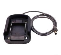 Zoegneer Câble adaptateur 18 V compatible avec BL1830 BL1890 vers convertisseur d'alimentation CC pour projets de bricolage, lumières LED et petits outils, portable, léger avec retardateur de flamme