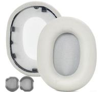 Zoegneer Coussinets de rechange pour casque sans fil Sony WH-1000XM5 en polyuréthane noir confortable, isolation du bruit, installation facile (doré)