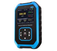 Zoegneer Détecteur de rayonnement nucléaire avec tube de compteur, alarme de dose personnelle pour gamma bêta X, compensation d'énergie d'ionisation, grande batterie de 1100 mAh, surveillance en temps