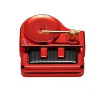 Zoegneer Diffuseur de voiture rotatif à énergie solaire avec design tourne-disque et matériau ABS pour la plupart des véhicules, plusieurs options de parfum pour intérieur frais, noir, rouge, bleu