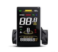 Zoegneer Écran LCD M58 pour moteur de vélo électrique TongSheng TSDZ2B Z16 36 V 48 V 5 broches étanche protocole UART avec limitation de vitesse et protection par mot de passe, noir