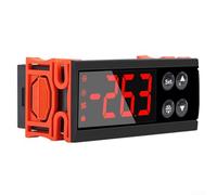 Zoegneer ECS 961NEO Thermostat numérique régulateur de température pour micro-ordinateur avec face avant étanche IP65 et alarme de température haute-basse pour un contrôle précis de moins