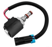 Zoegneer Électrovanne de rechange 12 V pour chargeur Bobcat modèles 6675559 6672471 7304852 Compatible avec S70 S130 S150 S160 S175 S185 S205 S220 S850 T110 T140 T140 T12 V 180 T. 190 T200 T250 T300