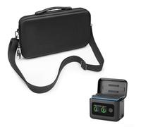 Zoegneer Étui de transport antichoc avec hub de charge rapide et écran LED pour batteries de caméra d'action Insta360 X5, sac de voyage en nylon ABS léger avec bandoulière, 20 W Adjustab