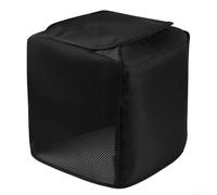 Zoegneer Étui de transport en nylon 600D pour enceinte portable JBL Essential, housse de protection avec design compact et léger pour les aventures en plein air, noir, 68,6 x 68,6 cm