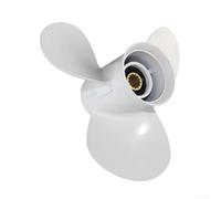 Zoegneer Hélice marine 11 1/8 x 13 pouces en acier inoxydable pour moteurs hors-bord 40-60HP 3 lames 13 dents accessoire pièce de rechange