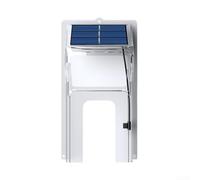 Zoegneer Housse de pluie transparente pour sonnette de porte solaire sans fil 215 x 115 mm