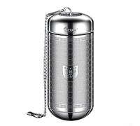 Zoegneer Infuseur à thé en acier inoxydable - Filtre essentiel pour infuser du thé et des herbes (L)