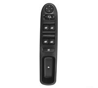 Zoegneer Interrupteur de fenêtre électrique pour 207 2006-2014, OEM 6554.QG Power Window Master Switch, pièce de rechange intérieure en plastique noir