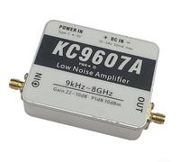 Zoegneer KC9607A Module à très faible bruit 1 kHz à 8 GHz avec gain de 22 dB pour sonde de champ proche et amplification du signal d'antenne Tests CEM Détection RF