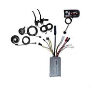 Zoegneer Kit de conversion pour vélo électrique 36 V 48 V 250 W 15 A Contrôleur avec écran LED S800 Capteur 8 PAS Levier de frein d'accélérateur Contacts étanches Métal ABS pour composants de vélo