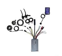 Zoegneer Kit de conversion pour vélo électrique JN 36 V 48 V 250 W 15 A Contrôleur LCD GD06 Affichage 8 PAS Capteur d'accélérateur Levier de frein Contacts étanches Métal ABS pour composants de vélo