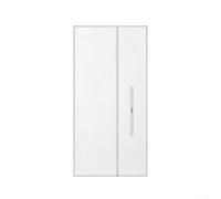 Zoegneer Kit de joint de porte pour climatiseur mobile - Pour porte coulissante avec fermeture éclair - Tissu polyester imperméable - Blanc - 210 x 90 cm